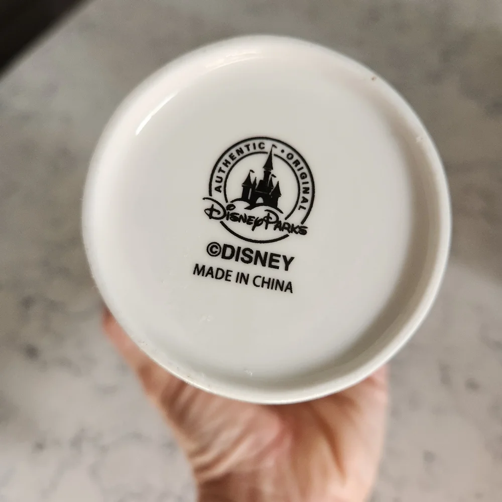 Walt Disney World Magic Kingdom 1971 Ceramic Tumbler Mug Cup Vintage Collector